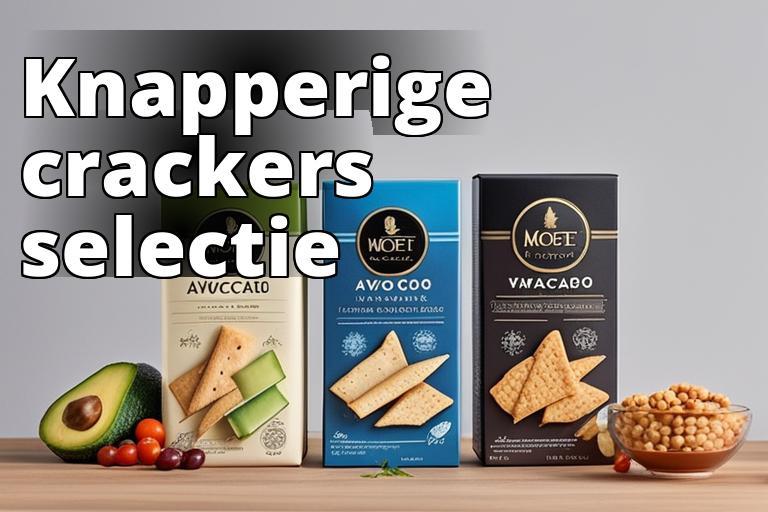 De afbeelding moet een assortiment crackers laten zien