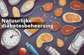 De afbeelding moet een illustratie bevatten van een diabetes type 2-patiënt die bezig is met zelfman