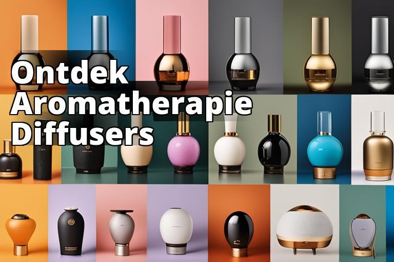 De afbeelding moet een illustratie tonen van de verschillende soorten aromatherapie diffusers