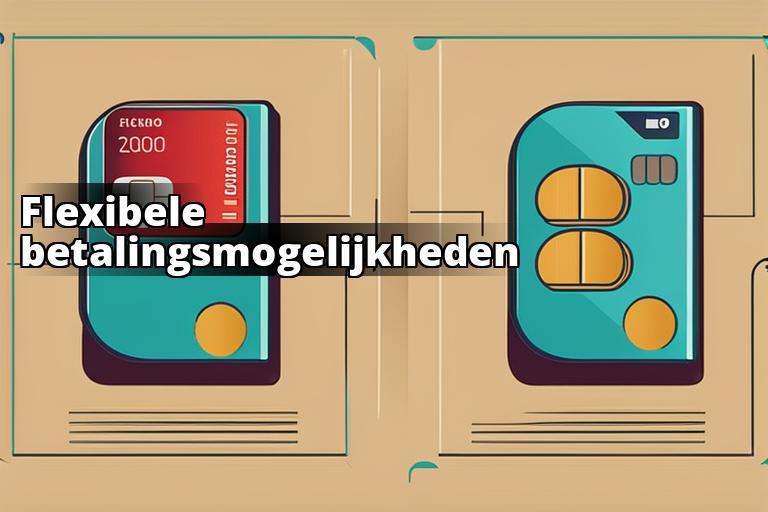 De afbeelding moet een illustratie zijn van een financiële regeling