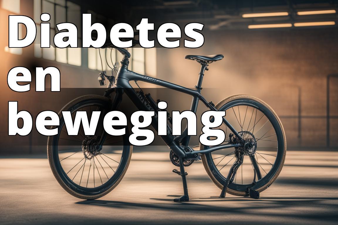 De afbeelding moet een illustratie zijn van een persoon met diabetes die actief bezig is met lichaam