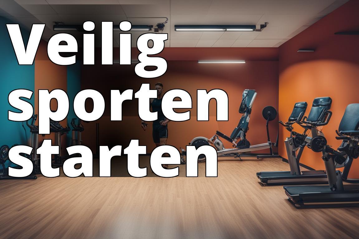 De afbeelding moet een sporter bevatten die een medische sportkeuring ondergaat