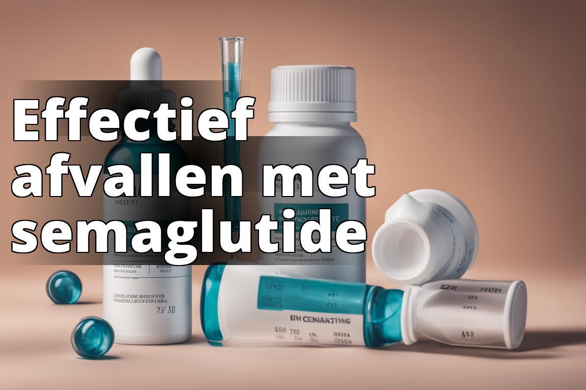 De afbeelding moet een visuele voorstelling zijn van het medicijn semaglutide