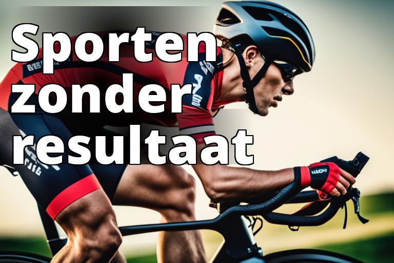 Een afbeelding van een persoon die actief aan het sporten is