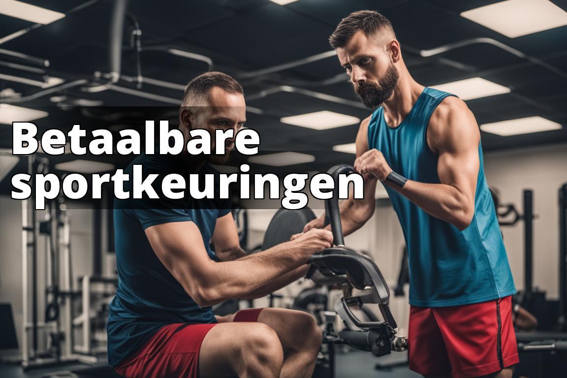 Een afbeelding van een sportarts die een medische check-up uitvoert bij een atleet.