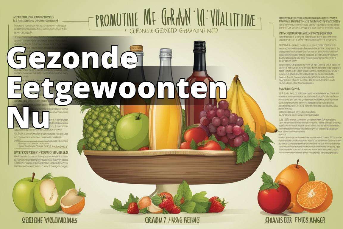 De afbeelding moet een illustratie zijn van een gevarieerde en evenwichtige maaltijd