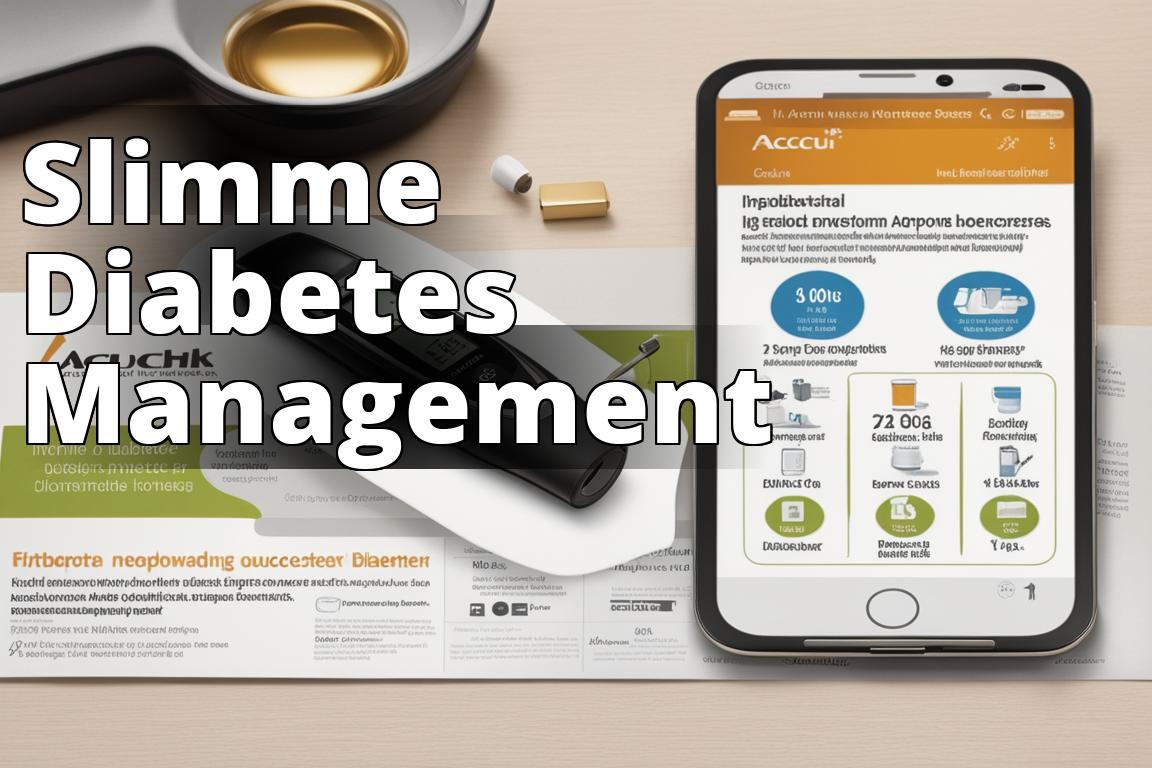 Het moet een afbeelding bevatten die de Accu-Chek Instant-software en bijbehorende diabetesapparaten