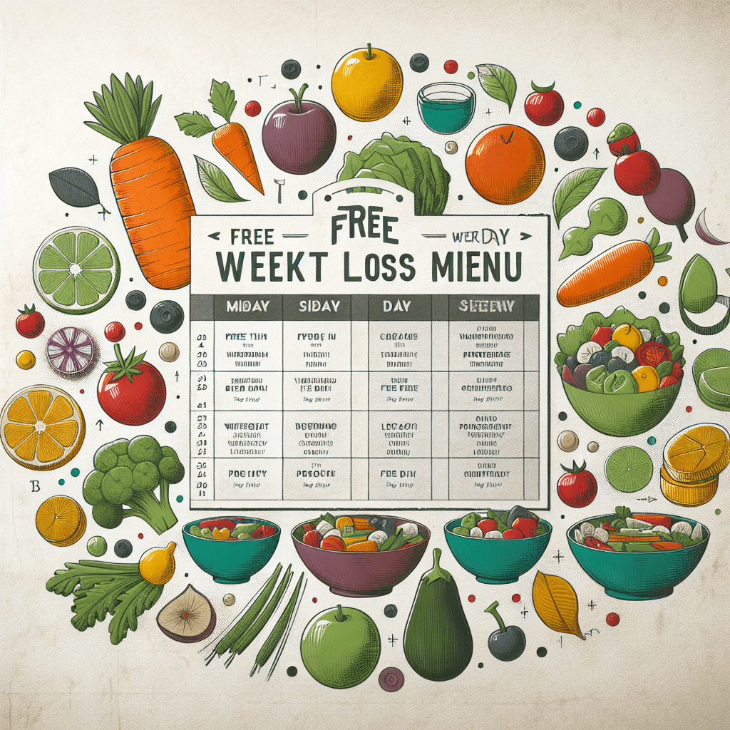 Verlies gewicht met ons gratis weekmenu voor afvallen: 7 dagen van gezonde maaltijden!