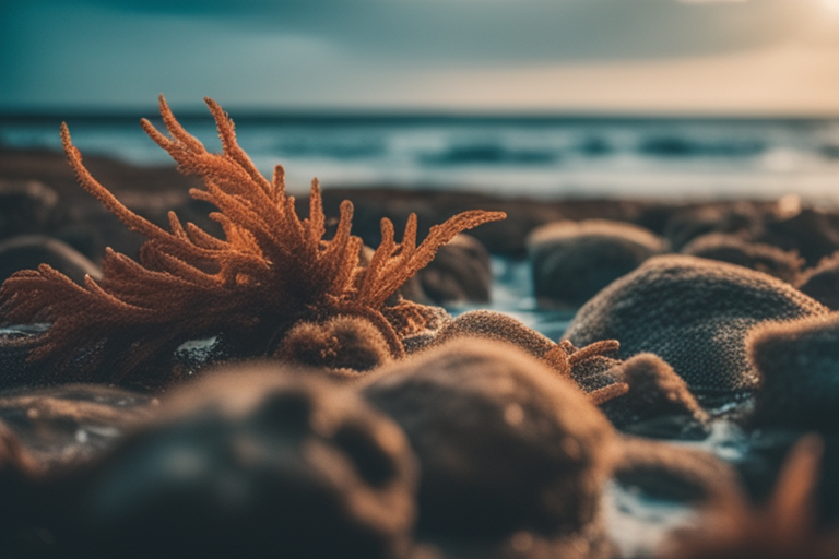 Een afbeelding van kelpplanten in de oceaan