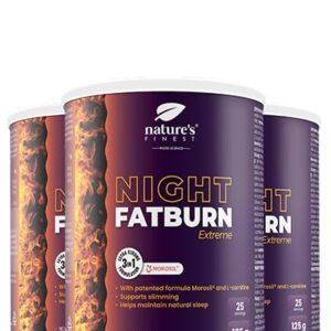 Nature’s Finest by Nutrisslim Night Fatburn Extreme | Vetverbrander met Morosil, L-Carnitine en Valeriaan | Krachtig vetverbrandend voedingssupplement voor snel gewichtsverlies ’s nachts (3)